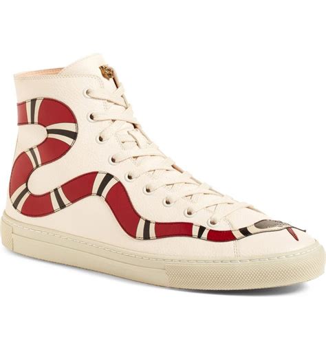 gucci hi top basketball sneaker rare|Gucci snake high top sneakers.